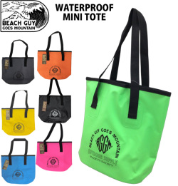 BGGM ウォータープルーフ ミニトートバッグ WATERPROOF MINI TOTE サーフィン アウトドア スポーツ 釣り BBQ