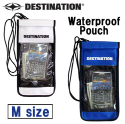DESTINATION ディスティネーション Waterproof Pouch [Mサイズ] ウォータープルーフポーチ 海水浴 川 海 プール アウトドア ポーチ 防滴 ウォータープルーフ