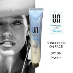 [メール便発送商品] NEW！ 顔用 日焼け止め アン サンスクリーン オン フェイス フレグランス UN SUNSCREEN on face fragrance 日やけ止めクリーム 45g 日焼け防止 日焼け対策 SPF50+ PA++++