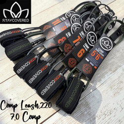 2026 サーフィン リーシュコード スティカバード COMP LEASH.220 7'0ft サーフィン パワーコード 7.0フィート 5.6mm STAY COVERED 日本正規品