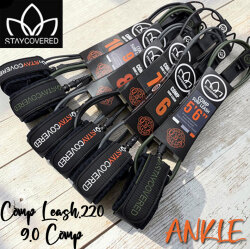 2026 サーフィン リーシュコード スティカバード COMP LEASH.220 9'0ft Ankle サーフィン パワーコード 9.0フィート 5.6mm STAY COVERED 日本正規品