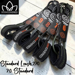 2026 サーフィン リーシュコード スティカバード STANDARD LEASH.270 7'0ft サーフィン パワーコード 7.0フィート 7mm STAY COVERED 日本正規品