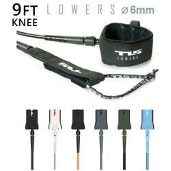 26 ツールス サーフィン リーシュコード LOWERS 9ft 膝下用 TLS KNEE ローワーズ  ロングボード リーシュ サーフボード流れ防止 トゥールス 