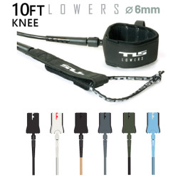 26 ツールス サーフィン リーシュコード LOWERS 10ft 膝下用 TLS KNEE ローワーズ  ロングボード リーシュ サーフボード流れ防止 トゥールス 