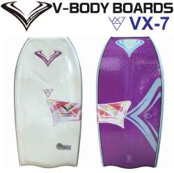 2026 ボディーボード V-BODYBOARDS ブイボディーボード VX-7 [ブイエックスセブン] ホワイト Vボディーボード 波乗り