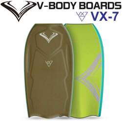 [5月以降入荷予定] 2026 ボディーボード V-BODYBOARDS ブイボディーボード VX-7 [ブイエックスセブン] ミリタリーグリーン Vボディーボード 波乗り