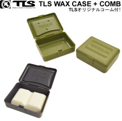 TOOLS TLS WAX CASE + COMB ワックス ケース ワックスケース トゥールス ツールス 小物入れ サーフィン サーフボード 日本正規品