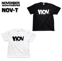 NOVEMBER ノベンバー Tシャツ メンズ 半袖 綿 NOV-T [20] [21] スノーボード アパレル コットン Tsh ユニセックス