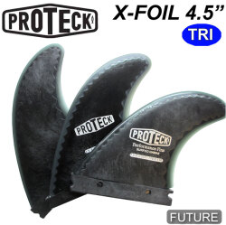 PROTECK FIN プロテック フィン X-FOIL 4.5"" FUTURE [80A] エックスフォイル サーフィン ショートボード用フィン トライフィンセット