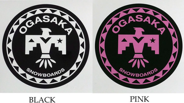 OGASAKA スノーボード ステッカー [16][17] 100mm×100mm ステッカー