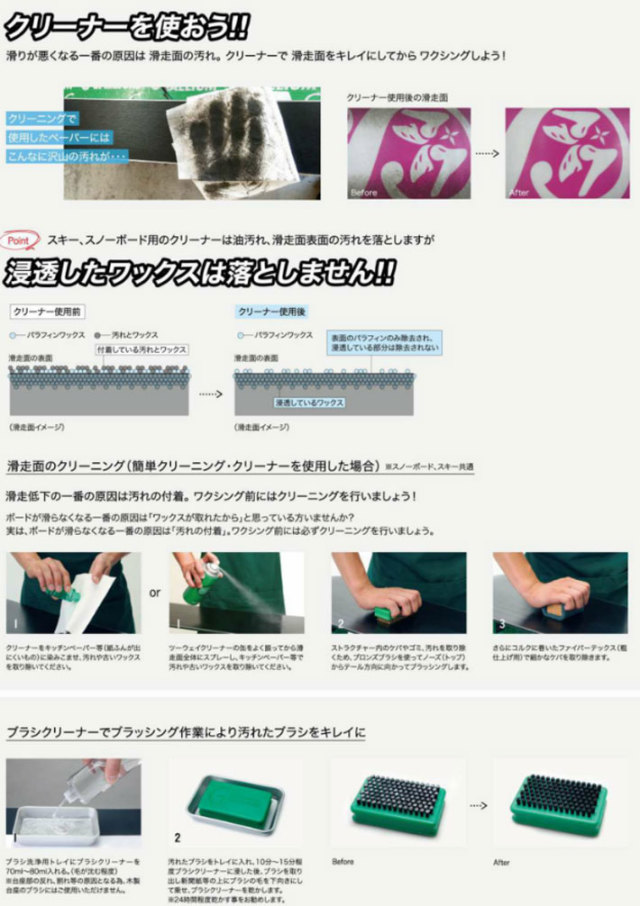 GALLIUM ガリウム WAX ワックス ブラシクリーナーSet [SX0011] セット 