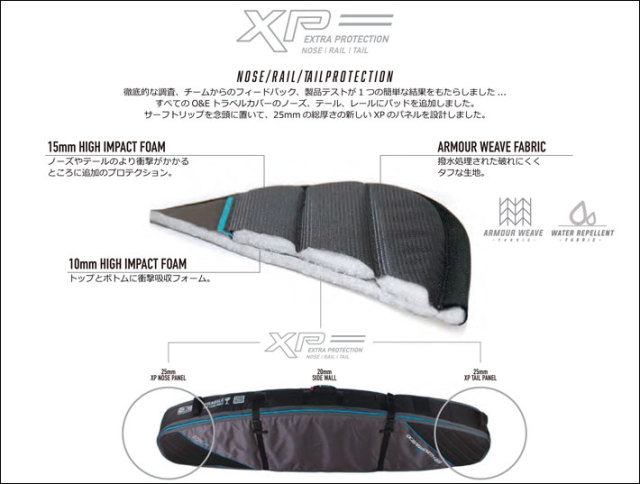 OCEAN＆EARTH サーフボードケース DOUBLE COFFIN SHORTBOARD XP 6 