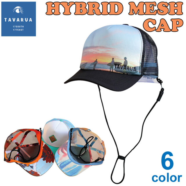 タバルア サーフキャップ メンズ Tm02 Tavarua ハイブリッドメッシュ Cap 水陸両用 サーフィン Sup 紫外線対策