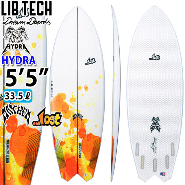 LIBTECH サーフボード リブテック HYDRA 5.5 ヒュドラ LOST ロスト 