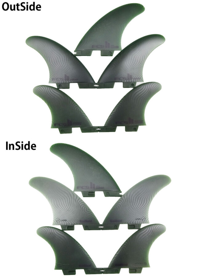 fcs エフシーエス ネオ グラス トライ クワッド 5フィン M サイズ FCS2