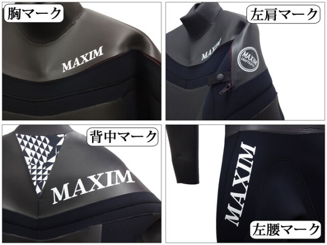 在庫限り] follows限定 2024 MAIXM マキシム ウェットスーツ メンズ 
