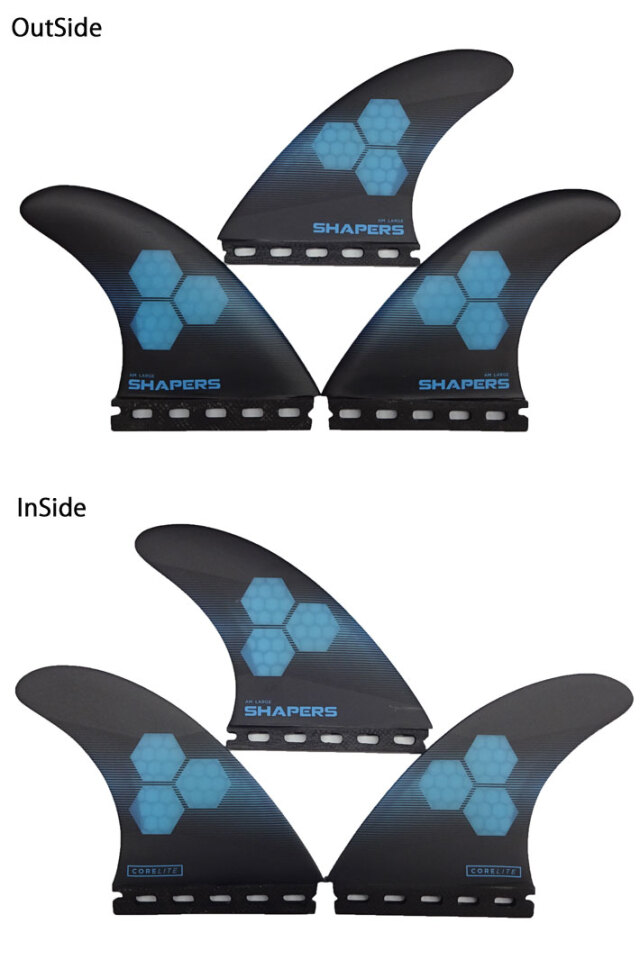 SHAPERS FIN シェイパーズフィン AM2 CORELITE FUTURE [LARGE] TRIFIN  