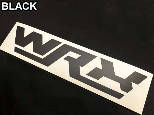 WRX カッティングステッカー 【C】 [ BLK / WHT ] シール デカール