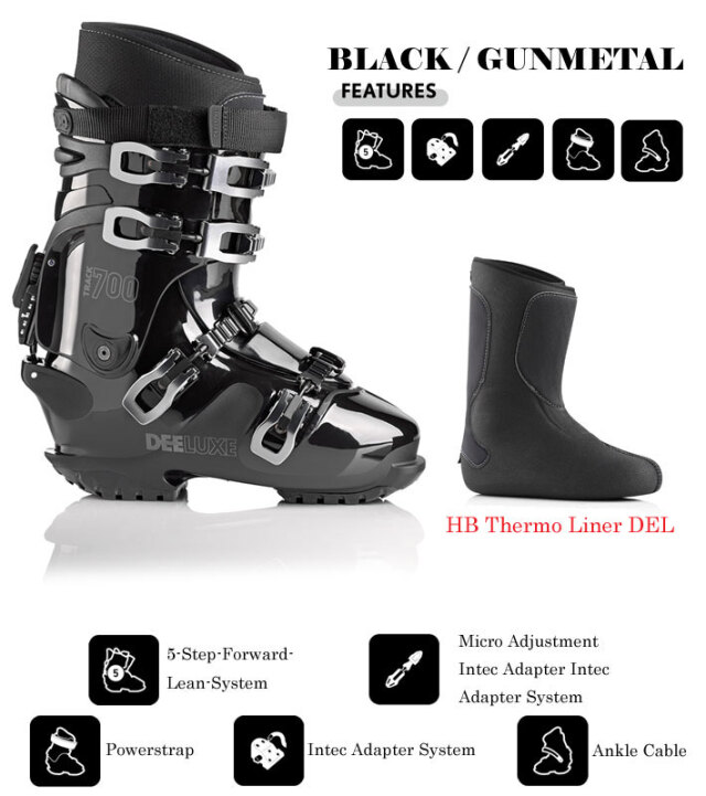 24-25 DEELUXE アルペン ブーツ TRACK 700 T-DEL ディーラックス  