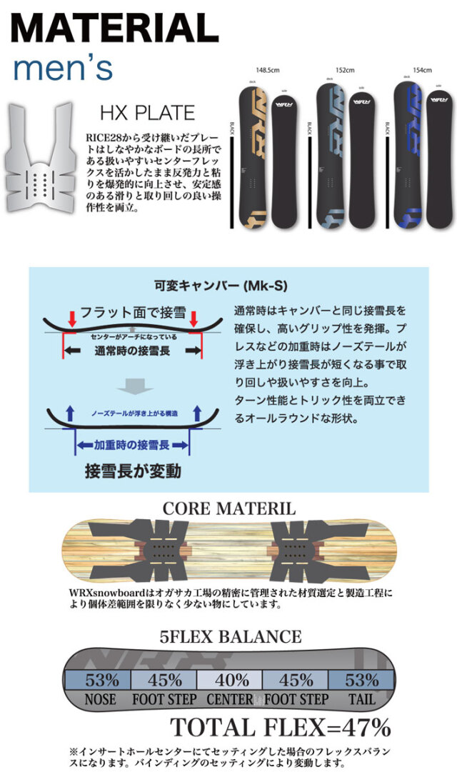 23-24 WRX Mk-S WRXSB ダブルアールエックスエスビー マークエス 138cm 