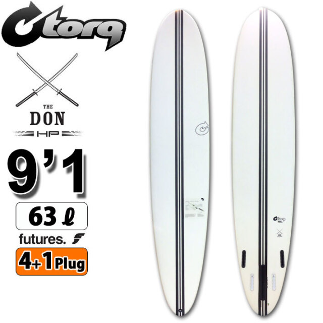 torq surfboard トルク サーフボード TEC DON HP 9'1 [White