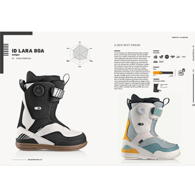 24-25 DEELUXE ディーラックス スノーボードブーツ レディース ID LARA 