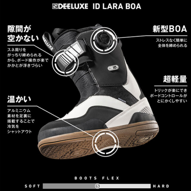 スノーボード ブーツ 靴 23-24 DEELUXE ディーラックス ID LARA BOA 