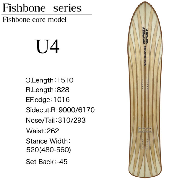 MOSS SNOWSTICK スノーボード U4 支払い 20-21モデル