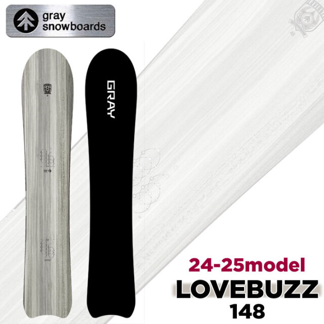 予約商品] 24-25 GRAY SNOWBOARDS グレイ Lovebuzz 48 ラヴバズ  