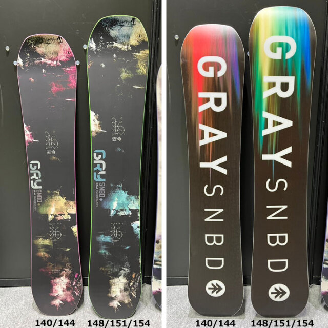 予約商品] 24-25 GRAY SNOWBOARDS グレイ SHRED シュレッド 140cm  