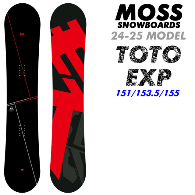 早期予約] 24-25 MOSS モス TOTO EXP トト エキスパート スノーボード 