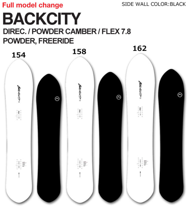 【美品】24-25November Backcity 158cm バックシティー 予約受付中] 24-25 NOVEMBER BACKCITY ノベンバー バック