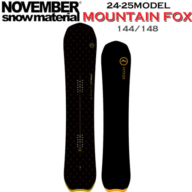 選べる特典] 24-25 NOVEMBER MOUNTAINFOX ノベンバー マウンテン 