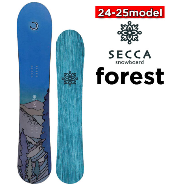 特典あり] 24-25 Secca スノーボード Forest フォレスト 146cm 150cm 