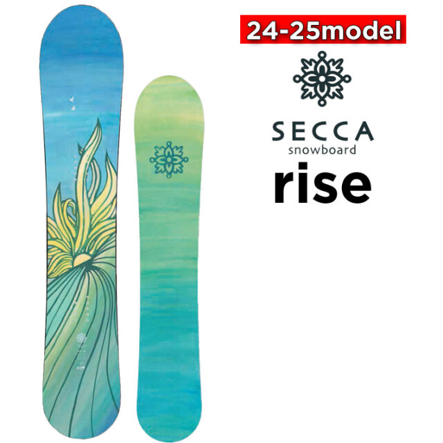 特典あり] 24-25 Secca スノーボード Rise ライズ 144cm 148cm 152cm 