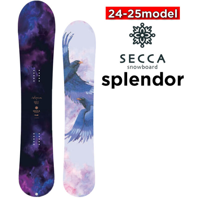 特典あり] 24-25 Secca スノーボード Splendor スプレンダー 149cm 