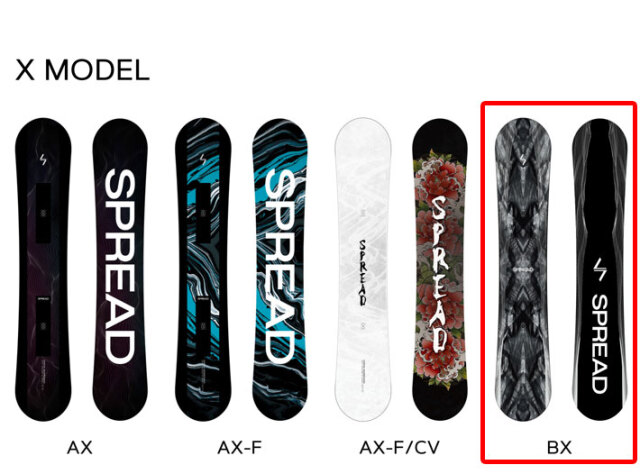 予約商品] 24-25 SPREAD BX スノーボード SNOWBOARD スプレッド ビー 
