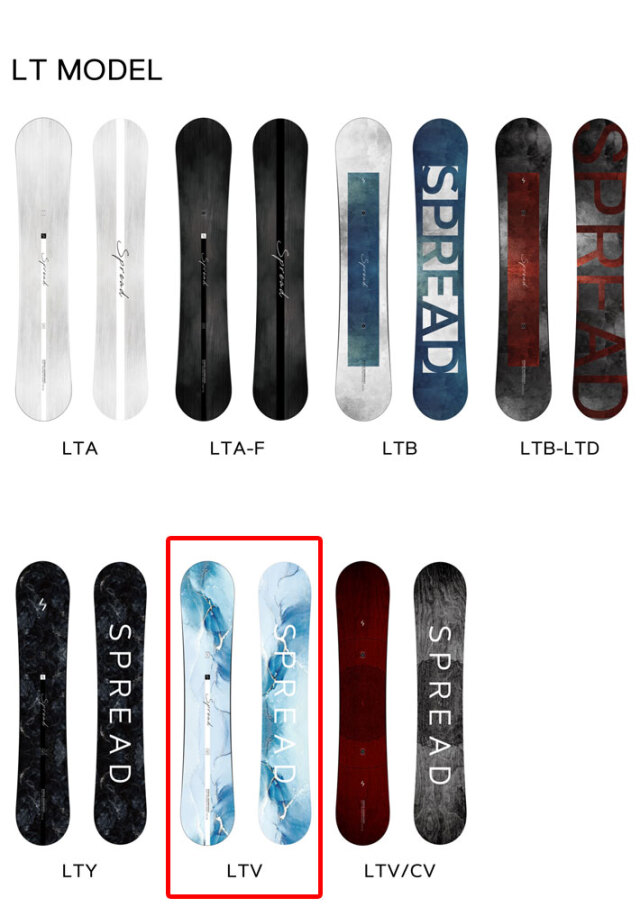 予約商品] 24-25 SPREAD LTV スノーボード SNOWBOARD スプレッド