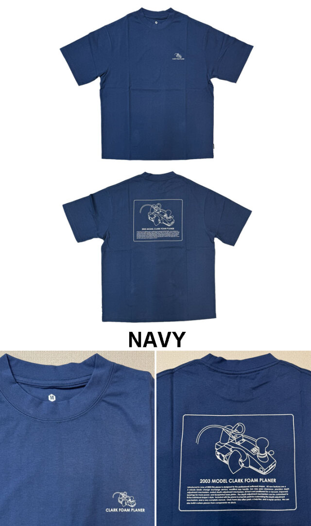 在庫限り] 2024 CLARK FOAM クラークフォーム Tシャツ 半袖 PLANER S/S