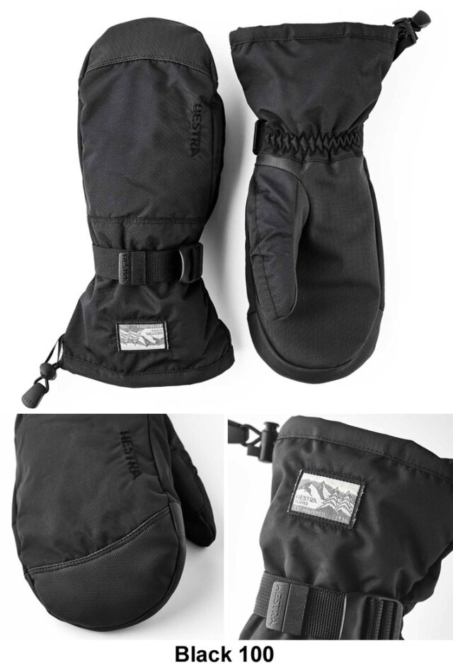 Hestra Alpine Pro ミトングローブ 6サイズ 黒 ヘストラ グローブ