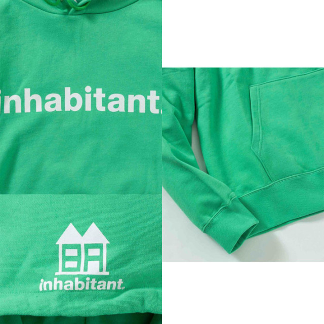 新品　未使用　inhabitant パーカー
1枚 楽天市場】inhabitant パーカーの通販