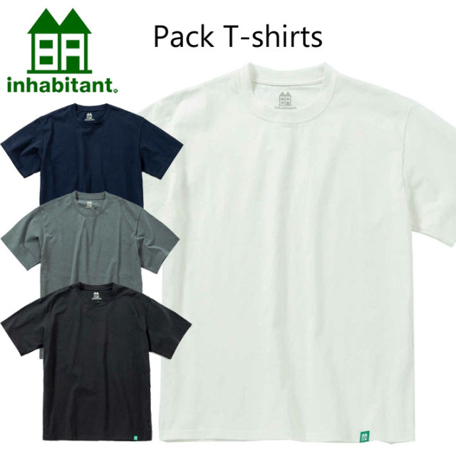 激安 インハビタント inhabitant T Pack レディース メンズ Tシャツ トップス