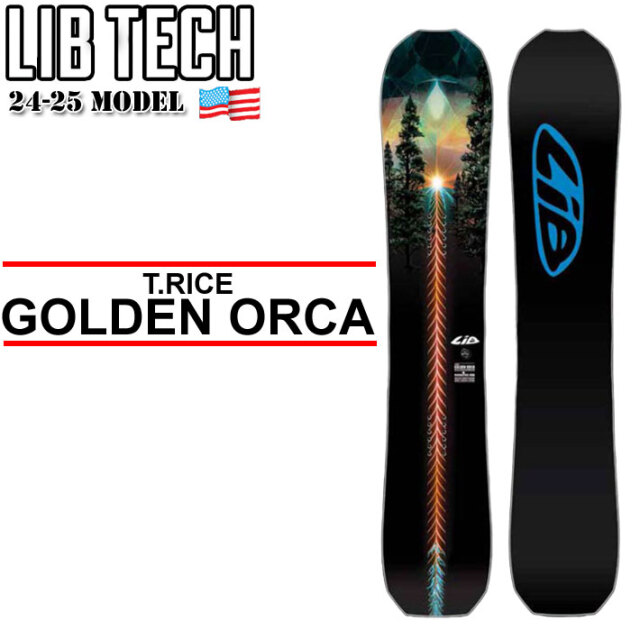 24-25 LIB TECH リブテック スノーボード T.RICE APEX GOLDEN ORCA 