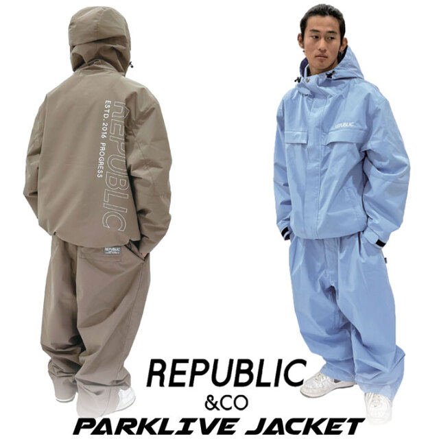 Amazon | 22-23 REPUBLIC &CO/リパブリック 36CHAMBERS jacket メンズ レディース 防水ジャケット  スノーボードウェア スノーウェアー 2023 XL 7cGRAY | ノーブランド品 | ジャケット