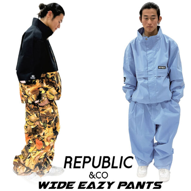 即日発送] 24-25 REPUBLIC &CO リパブリック ウェア パンツ WIDE EAZY 