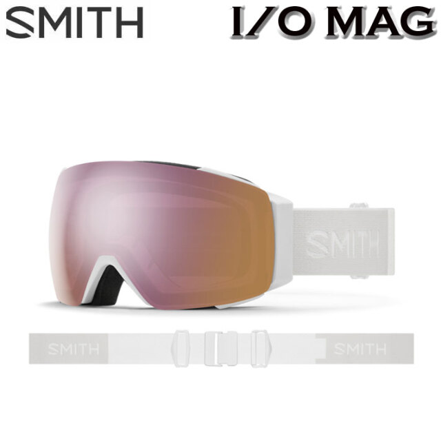 24-25 SMITH ゴーグル スミス I/O MAG アイオーマグ White Vapor 