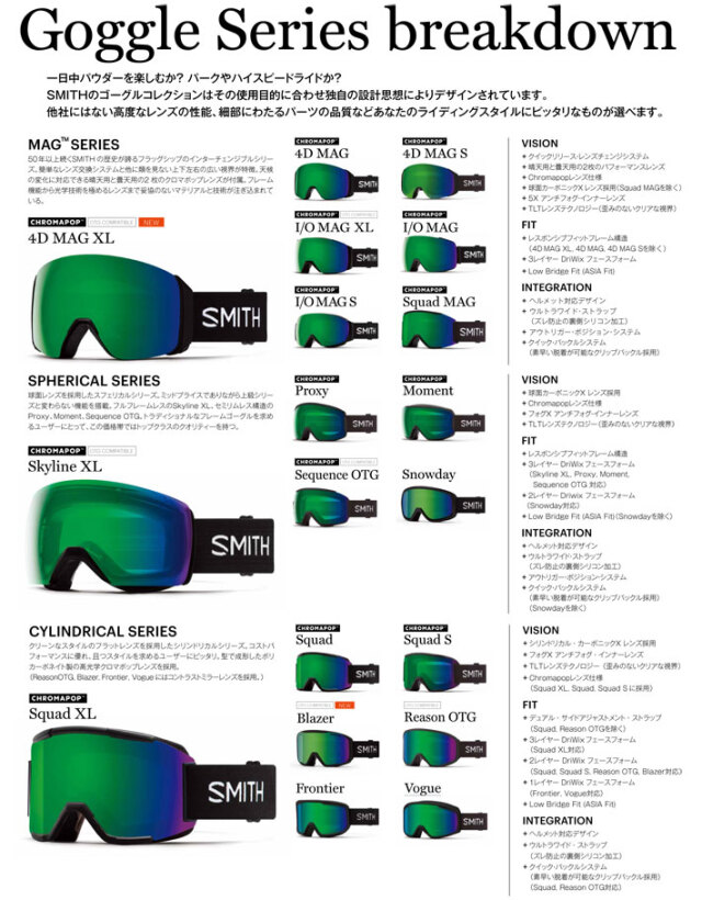 早期予約] 24-25 SMITH ゴーグル スミス Skyline XL スカイライン  