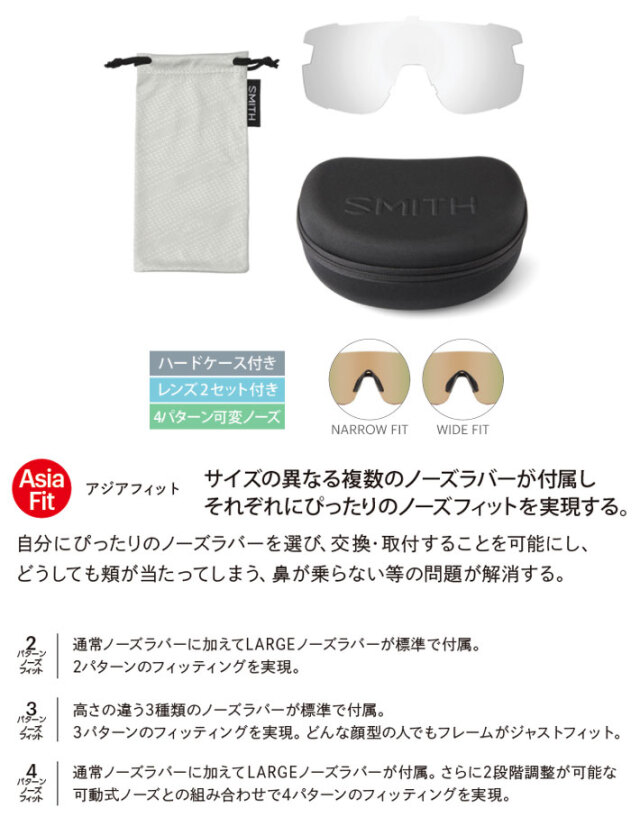 NEW SMITH スミス サングラス [Bobcat ボブキャット] Asia Fit 