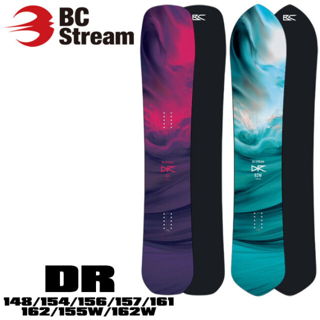 予約商品] 25-26 BC Stream スノーボード ビーシーストリーム RIDER 