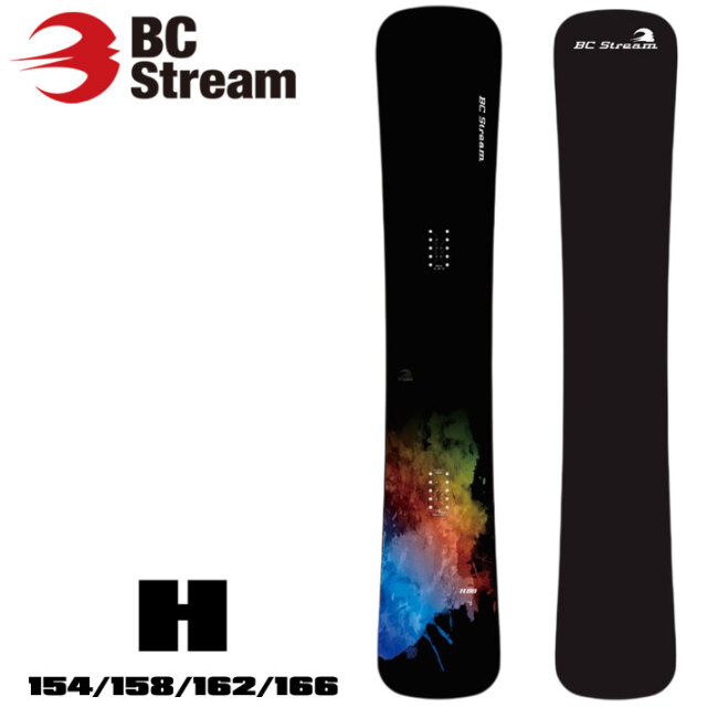 予約商品] 25-26 BC Stream スノーボード H エイチ 154cm 158cm 162cm 